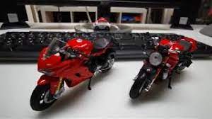 One single tread straddles the hubless wheel design and gives the bike it's power! Motorcycle Diecast 1 18 Scale By Maisto Ep 10 Youtube