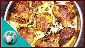 How To Make Lemon Butter Chicken Thighs Creamy Lemon Butter Chicken And Spinach Recipe Youtube