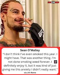 Sean O'Malley: "I don't think I've even smoked this year." 😳