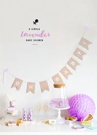 The first card is designed in purple and orange color palette. A Simple Lavender Baby Shower