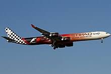 It looks like the etihad air special livery is in the paint hangar!!! Etihad Airways Wikipedia