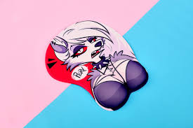 Helluva Boss Loona 3D Mousepad | 10 Inch 3D Mousepad With Wrist Support -  Etsy