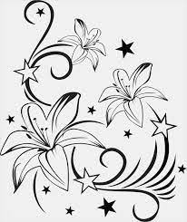 Vorlage schablonen zum ausdrucken ranken. Tattoo Vorlagen Ranken Google Suche Ausmalbilder Blumen Vorlage Blumenranken Vorlagen