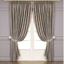 To determine the proper width of the curtain panel, measure the width of the door frame from outer edge to outer edge; Patio Sliding Door Pinch Pleated Curtains Drapes You Ll Love In 2021 Wayfair