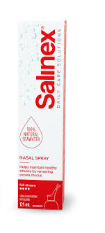 This saline nasal spray that contains purified water with himalayan salt, aloe vera, berberis aquifolium, and potassium sorbate. Daily Care Salinex