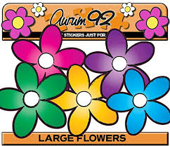Influent uk lest we forget remembrance day sticker, poppy flower decal, car, window, fridge, laptop sticker (large 20x16 cm) 4.6 out of 5 stars 466 £3.40 £ 3. Aurum92 Large Multicoloured Daisy Car Stickers Pack Of 40 Buy Online In Andorra At Andorra Desertcart Com Productid 106813775
