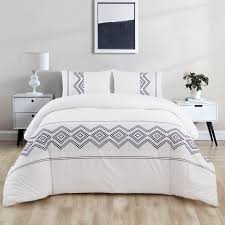 Tb001 K ايدي هوم مفارش غرف النوم 3 قطع 240 260 سم أبيض Buy Online In Saudi Arabia Eddy Home Electronics