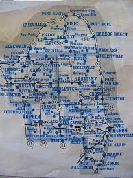 Thumb Map 2 Michigan Road Trip Map Of Michigan Michigan Travel