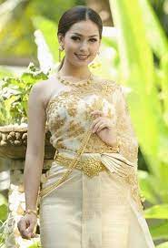 Pin By Mors Fogel On Thailand Dress Thai Traditional Costume Cambodian Wedding Dress Cambodian Dress Thai Traditional Dress