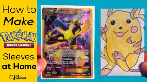 Hot glue at least three sticks attaching the bottom of both of the boxes. How To Make Your Own Pokemon Card Sleeves At Home Youtube