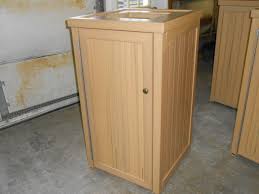 Synthetic Wood Trash Receiptical Synthetic Wood Wood Outdoor Furnishings