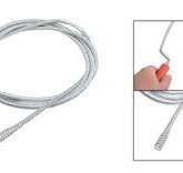 uxcell Pia de cozinha banheiro cabo de plástico dreno draga cobra mola tubo haste eixo helicoidal apanhador de cabelo pia ralo ferramenta de limpeza ...