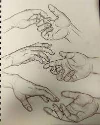 30 Amazing Hand Drawing Ideas Inspiration Brighter Craft Holding Hands Drawing Hand Art Drawing How To Draw Hands