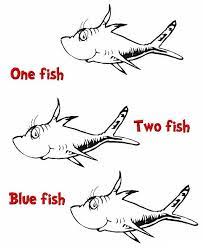 Free printable dr seuss coloring pages for kids. Happy Dr Seuss One Fish Two Fish Coloring Pages For Kids Mitraland