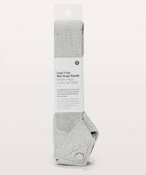 Lululemon yoga mat of adequate and varied thickness are available on alibaba.com. Lululemon Loop It Up Mat Strap Eyelet Heathered Core Light Grey Lulu Fanatics