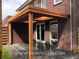 douglas houten overkapping buitenruimte tuin uitbouw achtertuin huis