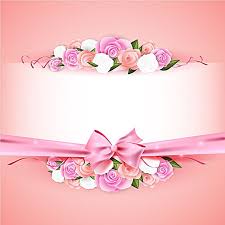romantic pink flowers background bow pink flowers background hand painted roses flower backgrounds