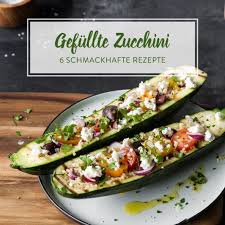 Gefullte Zucchini Mit Quinoa Greek Style Rezept Gefullte Zucchini Rezepte Rezepte Zucchini Rezepte