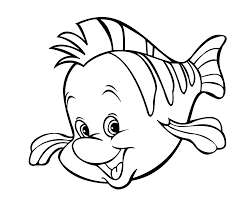 Everything to do with celebrating the magic of disney! The Little Mermaid Flounder Is A Bright Yellow And Blue Colored Tropical Fish