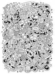 Doodle Art Free Printable Coloring Pages For Kids In 2020 Doodle Art Easy Doodles Drawings Tumblr Coloring Pages
