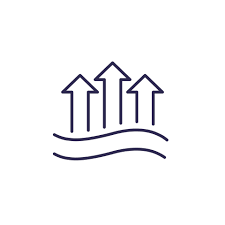 The rate at which the water molecules break loose is very sensitive to temperature, so the people who say you need to heat things up have a very good point. Evaporation Or Evaporate Water Line Icon 2697984 Vector Art At Vecteezy