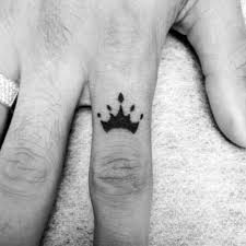 101 Best Small Simple Tattoos For Men 2021 Guide Crown Tattoo Men Crown Finger Tattoo Tattoos For Guys