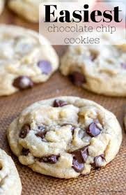Easiest Chocolate Chip Cookie Recipe I Heart Eating Recipe Cookies Recipes Chocolate Chip Chocolate Cookie Recipes Simple Chocolate Chip Cookie Recipe