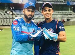 Ishan kishan became only the second indian batsman to scored a fifty on his t20i debut. Rishabh Pant Ishan Kishan Ca Mumbai Indians Ipl Pants