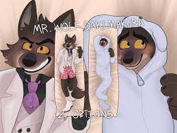 Mr Wolf Double Sided Dakimakura MADE TO ORDER 2 Options - Etsy Norway