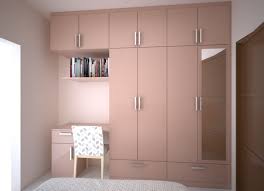 Attractive And Elegant Cream Color Finish For Wardrobe Design Bedroom Furniture Design Cupboard Design Wall Wardrobe Design