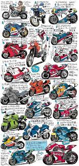 no idea what this is or where it s from but it s crazy cool バイクアート ポンチ絵 車 イラスト