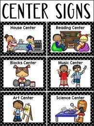 Center Signs Prekinders