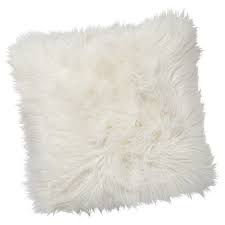 Fur Rific Faux Fur Pillow Cover Throw Pillows Bed Fluffy Throw Pillows White Throw Pillows