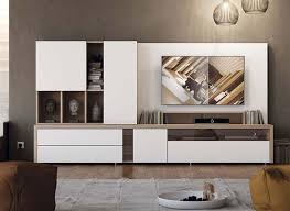 Wall Storage System With Cabinet Shelving And Tv Unit Love The Use Of Oak Veneer And White Laminate Meuble Rangement Ikea Mobilier De Salon Meuble Tv Design