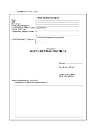 Check spelling or type a new query. Formulir Outline Skripsi