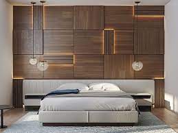 For a design touch that'll also make your bedroom appear bigger, try hanging bold mirrors above the. Bedroom Bed Back Wall Design Novocom Top
