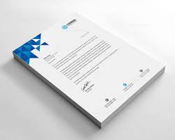 There are two addresses in a business letter. Premium Company Letterhead Template 000495 Template Catalog