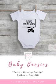 Birthday Gift For Dad From Baby Future Gaming Buddy Dad Gift Baby Shower Gift Fathers Etsy Unisex Baby Shower Gifts For New Dads Baby Shower Games