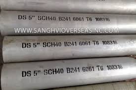 Sch 40 Aluminium Pipe Manufacturer Sch 40 Aluminium Pipe