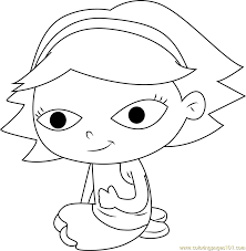 Watch the video with little einsteins coloring pages and many others on our channel! June Sitting Coloring Page For Kids Free Little Einsteins Printable Coloring Pages Online For Kids Coloringpages101 Com Coloring Pages For Kids