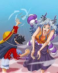 Luffy Freeing Yamato Manga Anime One Piece One Piece Luffy One Piece Series