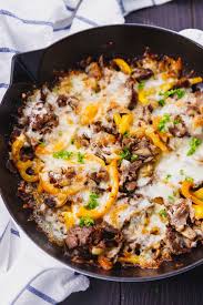 Trim the prime rib and put the best parts aside. Low Carb Philly Cheesesteak Skillet Cooking Lsl