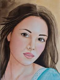 Chloe" Daniel Smith watercolors