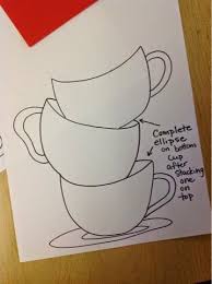 Color It Like You Mean It Stacked Teacups Elementary Art Projects Tea Cup Art Elementary Art
