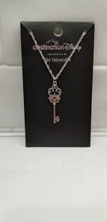 Disney Princess Castle Key Necklace Disney Princess Necklace Disney Princess Castle Cute Jewelry