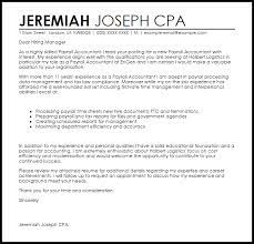 Payroll Accountant Cover Letter Sample Cover Letter Templates Examples