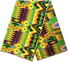 Amazon.com: Alina Belle African Print Wax Fabric Kente Fabric (6 Yard, E)