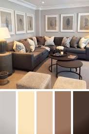 The palette is composed of cool neutrals—monochromatic browns, cream, and gray. Comfy Living Room Ideas In Warm Cozy Colors Pictures And Paint Color Ideas Popular Living Room Popular Living Room Colors Comfy Living Room