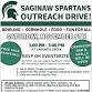 Saginaw Spartans Outreach Drive event in Saginaw, MI