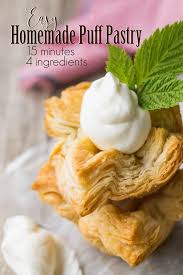 easy homemade puff pastry recipe